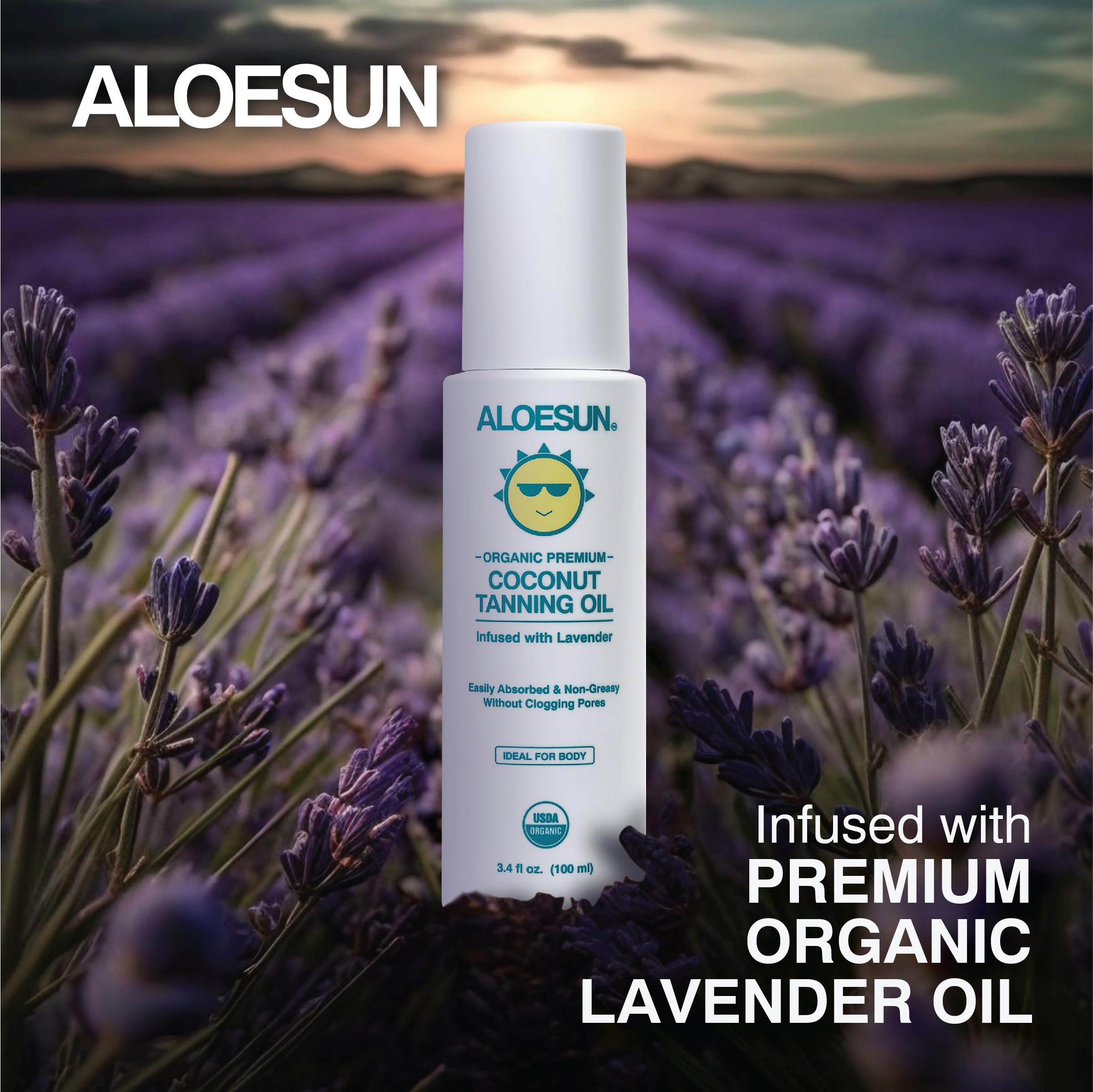 ALOESUN vegan cruelty-free logo visible on packaging.
