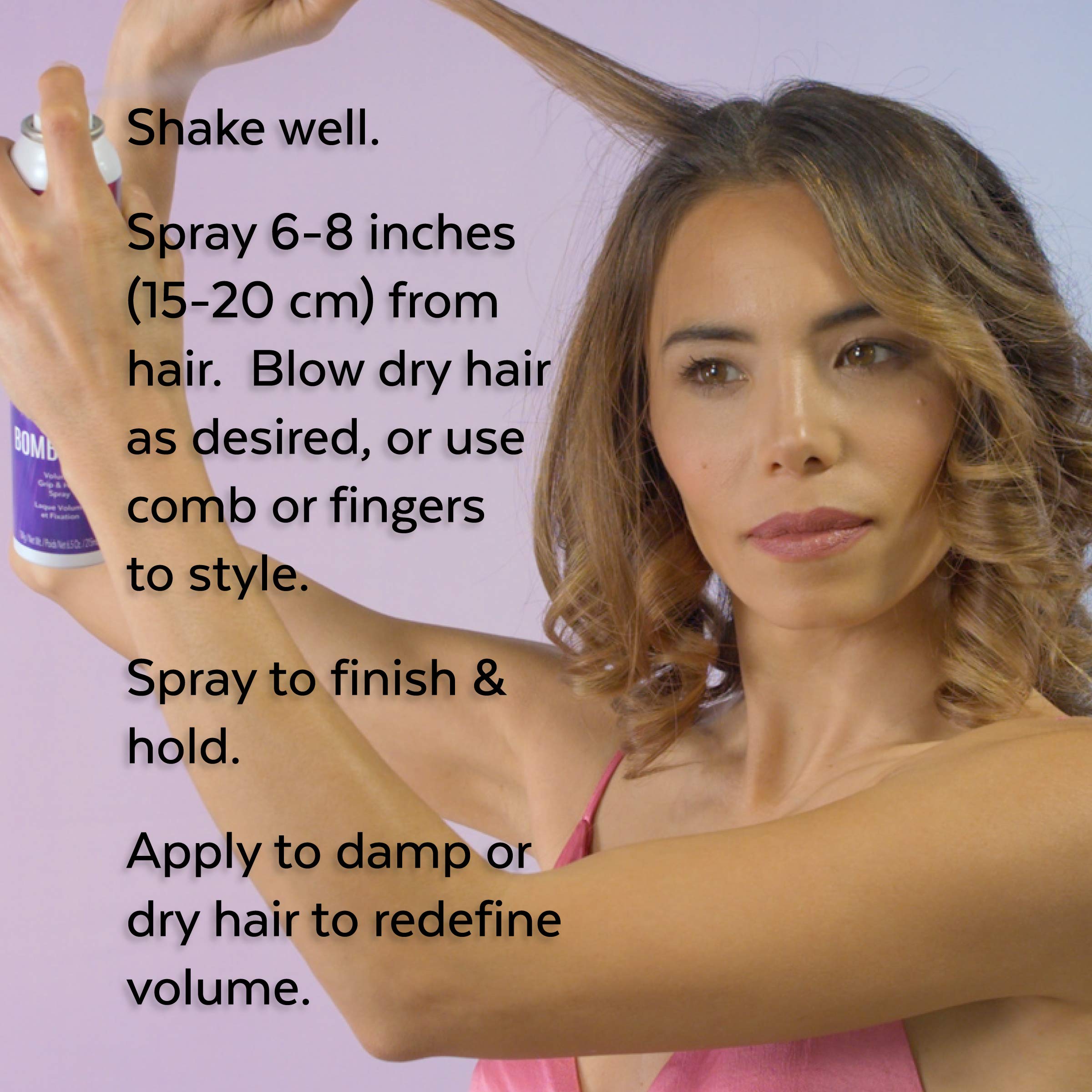 ALOXI Bombshell humidity resistance helps styles stay put in humidity.