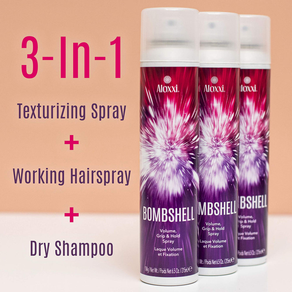 ALOXI Bombshell wash-out-easily formula cleans away residue easily.