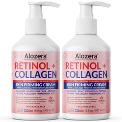 Alozera skin firming retinol lotion bottle with pump for daily body care