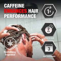 Alpecin After Shampoo Liquid application—scalp-focused tonic for energized strands.