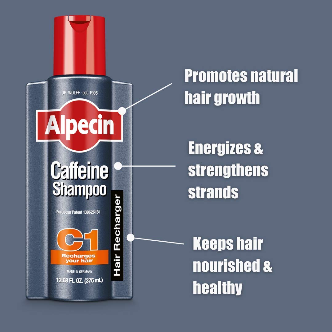 Alpecin C1 3-pack display focuses on value and consistency