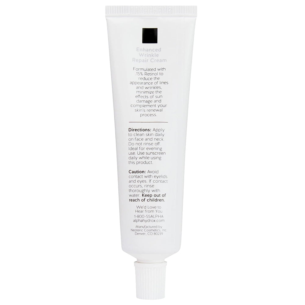 Alpha Skin Care oil-free packaging shot emphasizes suitability for all skin types