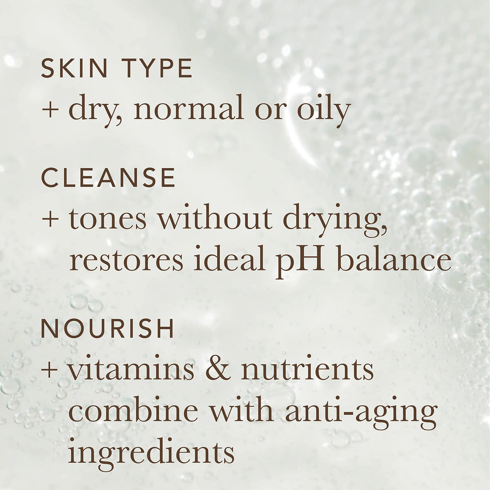 Alpha Skin Care Refreshing Face Wash textured-foam detail emphasizes refreshing skin feeling.