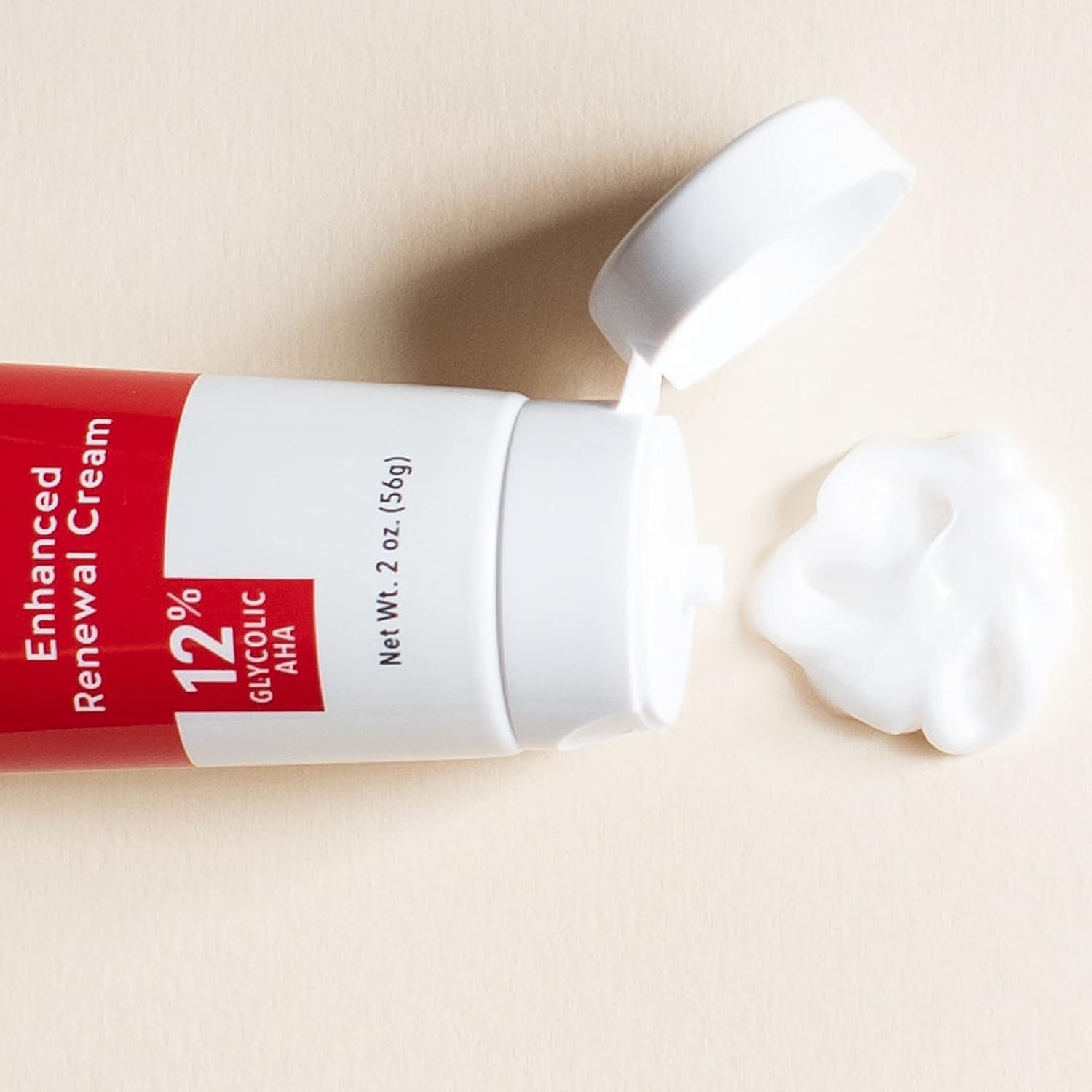Alpha Skin Care Enhanced Renewal Cream being applied in a morning routine for radiant skin.