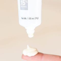Alpha Skin Care retinol and vitamins close-up highlights nourishing, smoothing benefits