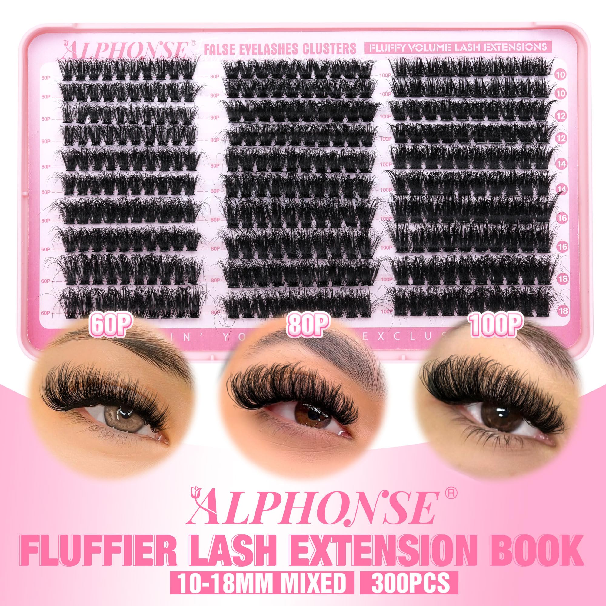 ALPHONSE lash brushes for even product distribution