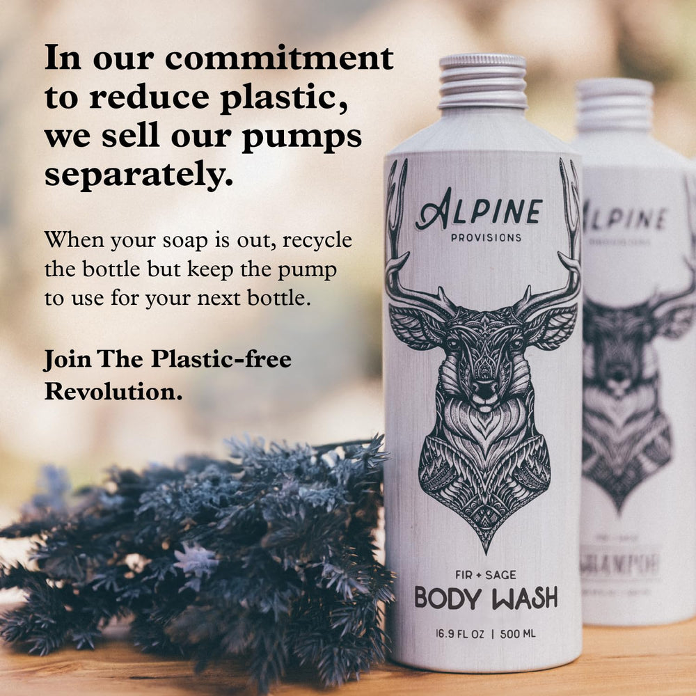 Alpine Provisions Rosemary & Mint Shampoo rich lather for cleansing