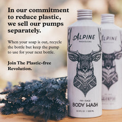 Alpine Provisions Rosemary & Mint Shampoo rich lather for cleansing