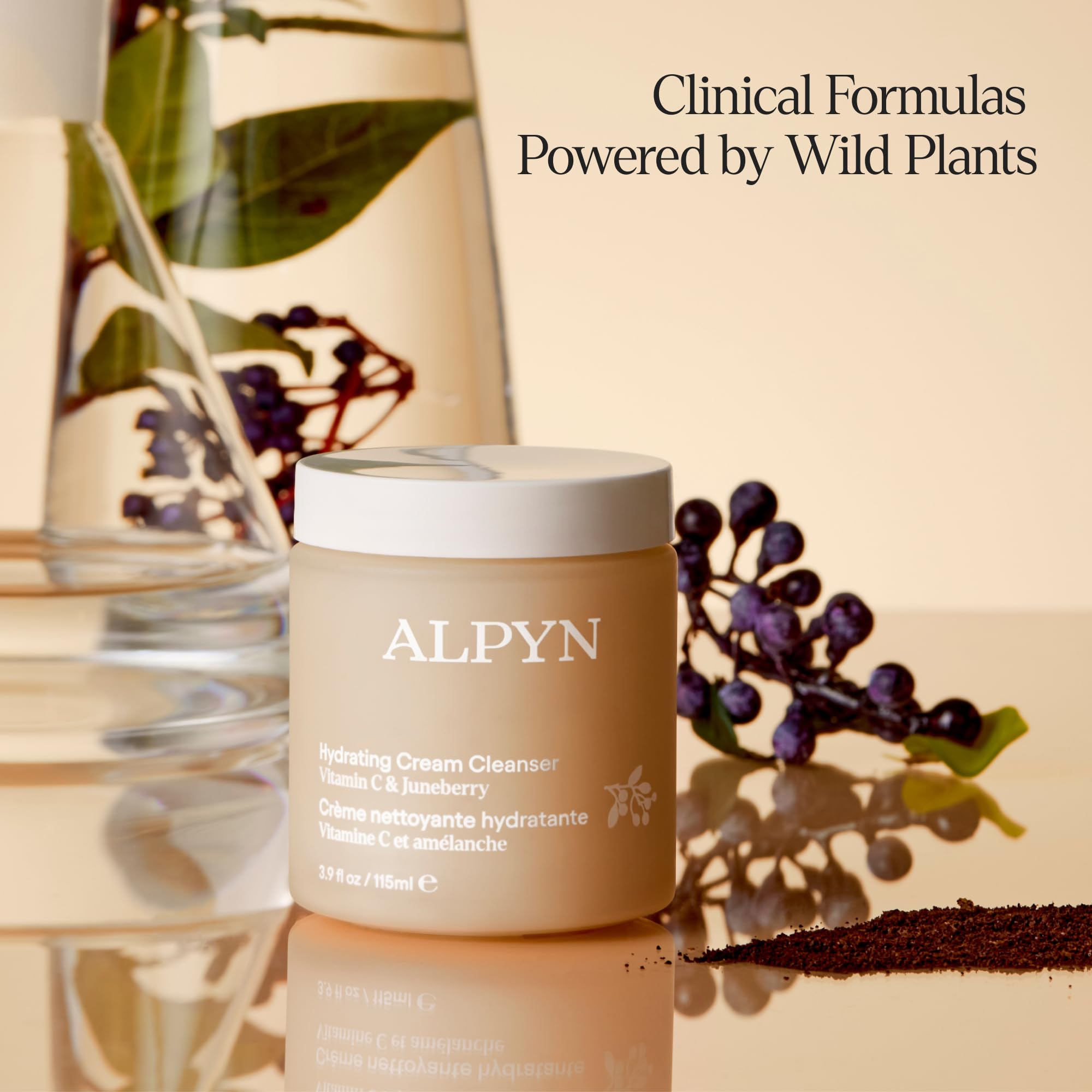 Alpyn Hydrating Cold Cream Cleanser with cool-sensation refreshing tired skin.