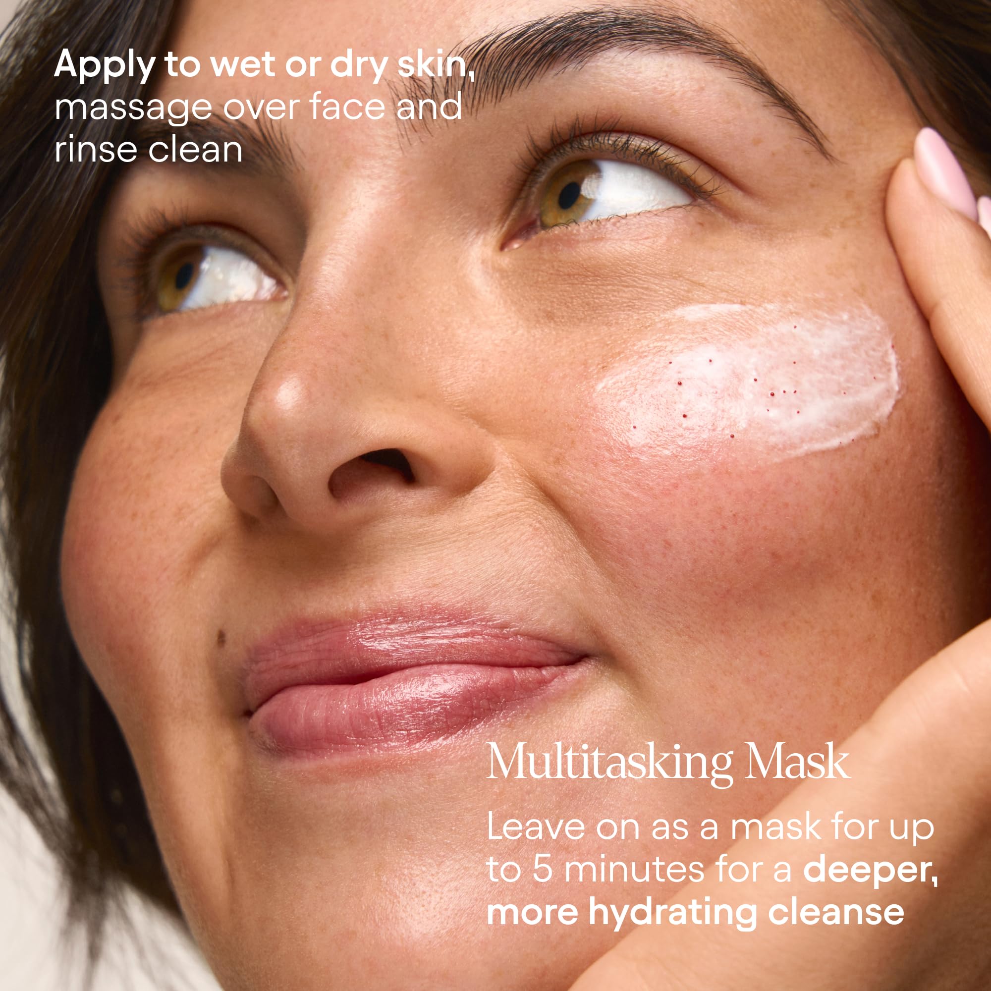 Alpyn Hydrating Cold Cream Cleanser removes makeup, dirt, and oil efficiently.
