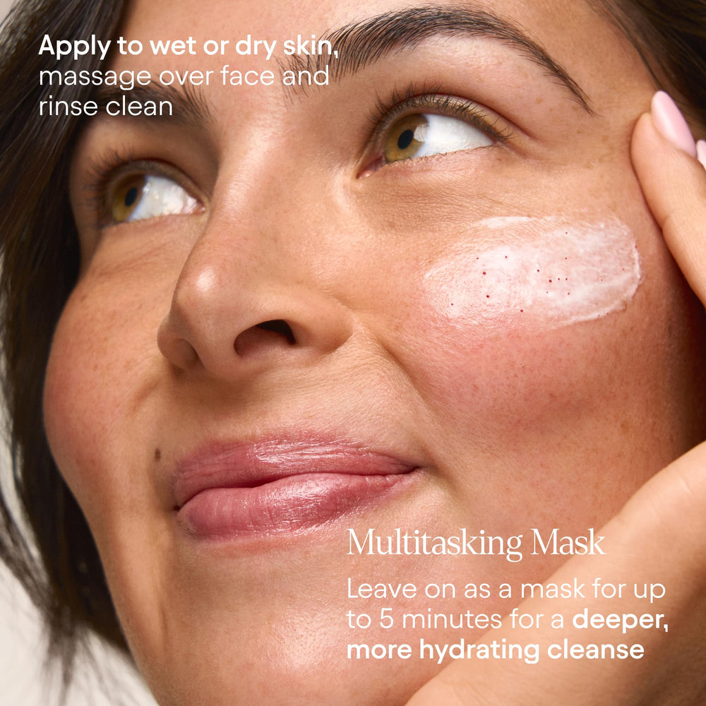 Alpyn Hydrating Cold Cream Cleanser removes makeup, dirt, and oil efficiently.