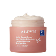 Alpyn Beauty Super Peptide Ghostberry Moisturizer bottle shows barrier-supporting hydration