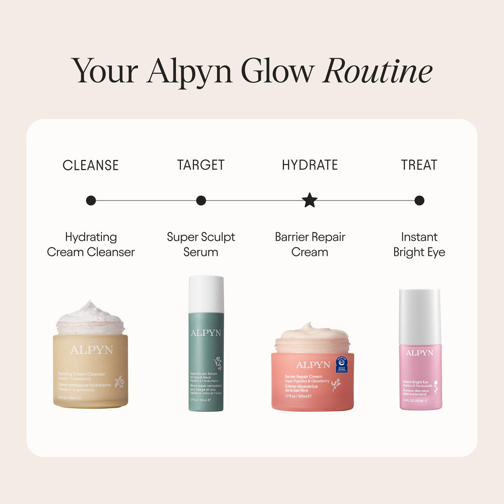 Alpyn Travel-friendly 0.5 oz packaging conveys on-the-go hydration rituals.