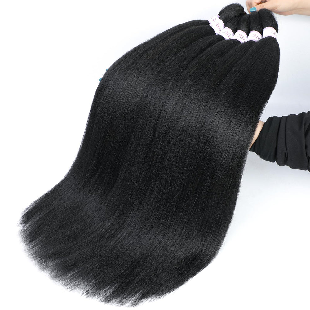 Alrence 30-inch braiding hair hot-water style-change demonstration at 80C