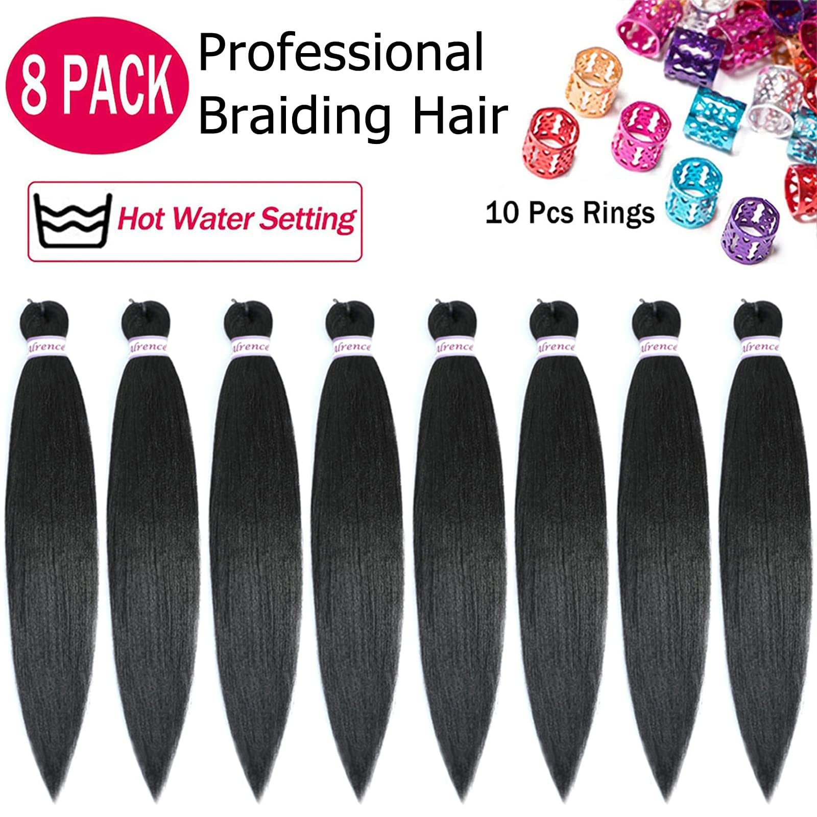 Alrence 30-inch braiding hair lightweight feel for comfort