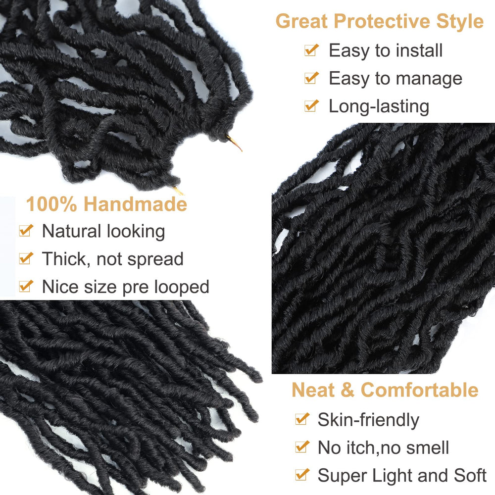 Alrence Faux Locs 30 inch easy-install demo for beginners.