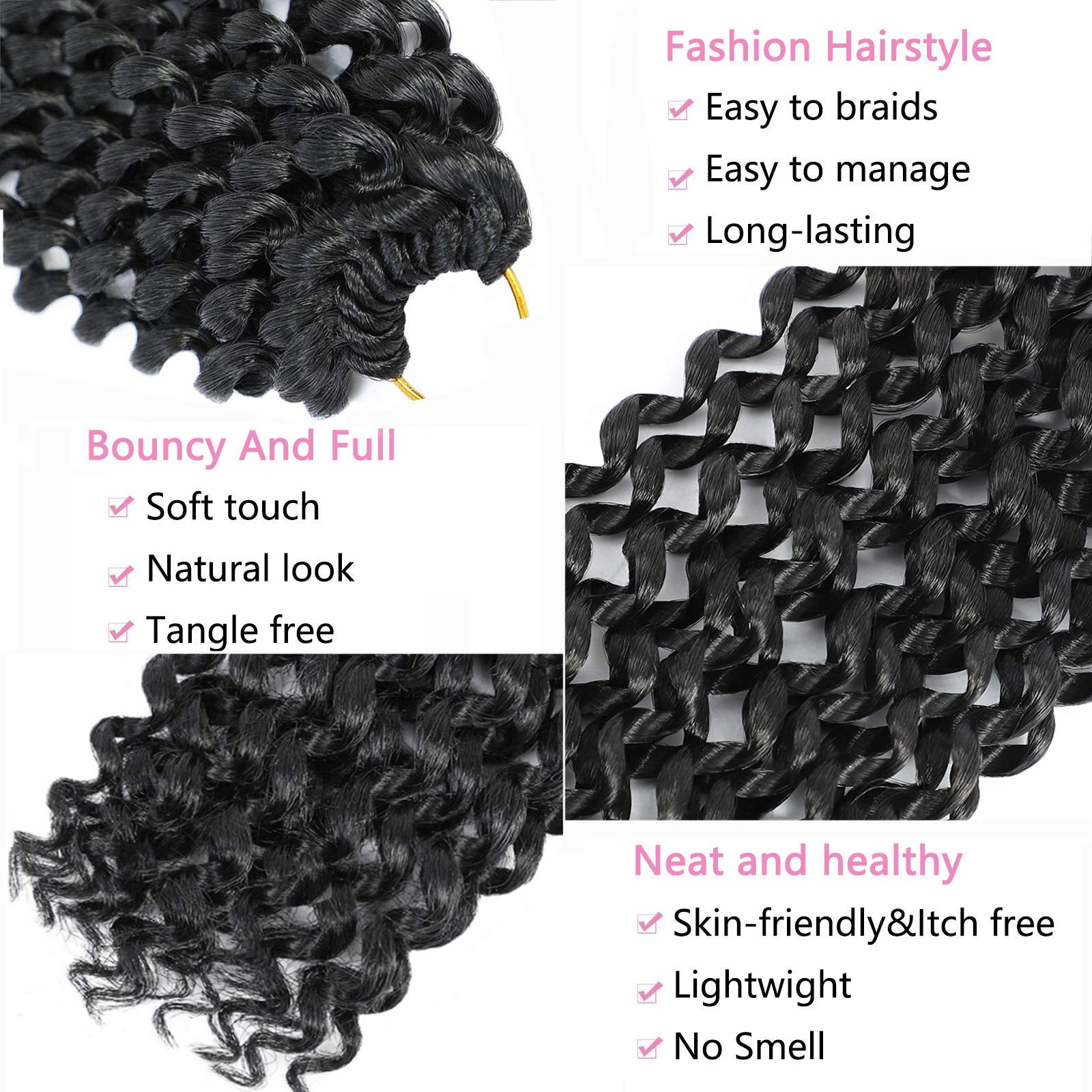 Alrence Passion Twist 24inch no-tangle, no-itch design supports easy styling.