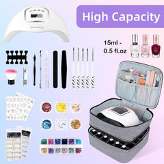 ALSLEA organizer open upper layer storing lamp and tools