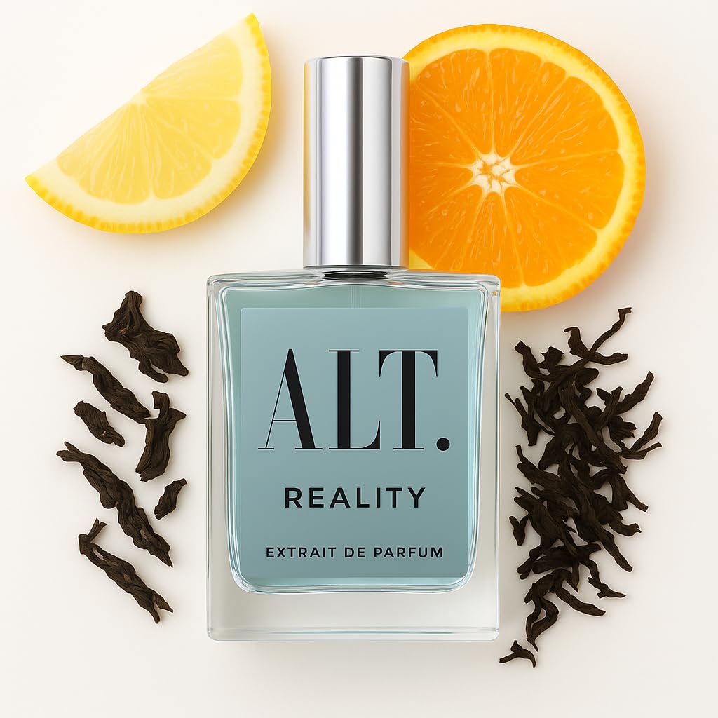 ALT. FRAGRANCES Reality 100ml bottle-front showcases premium extrait scent for bold daily wear.