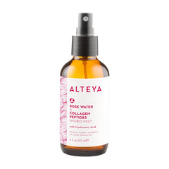 Alteya Organics Rose Water Face Toner bottle for daily hydration and gentle toning.