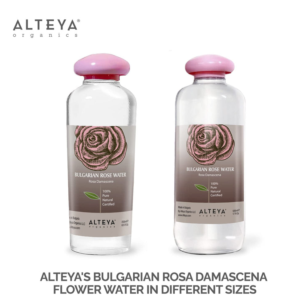 Alteya Rose Water being produced in the Bulgarian Rose Valley setting.