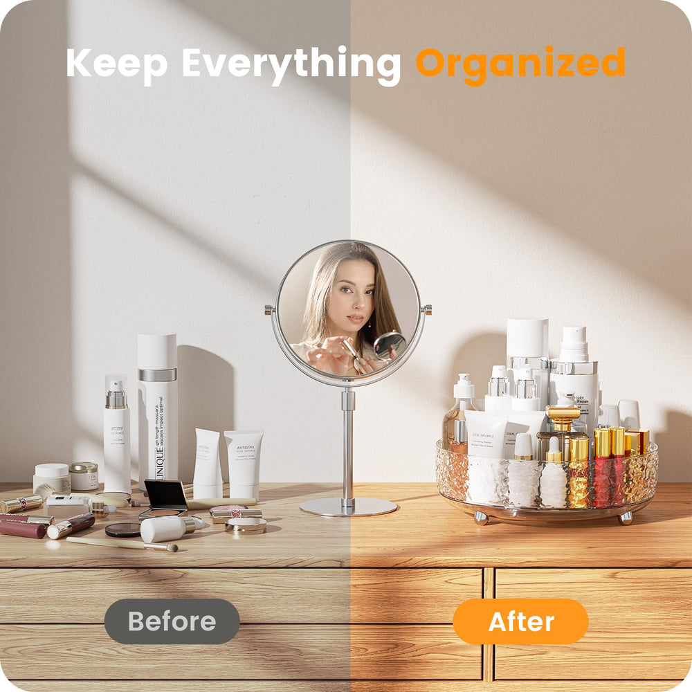 A-LuGei compact cosmetics storage fits compact spaces while keeping items organized.