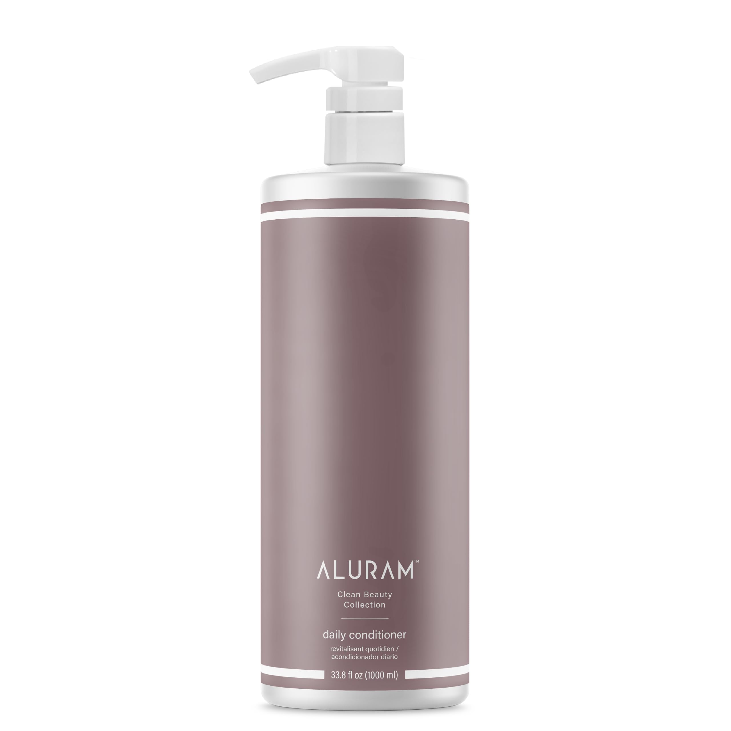 ALURAM Coconut Water Daily Conditioner bottle front highlights hydrating formula for all hair types