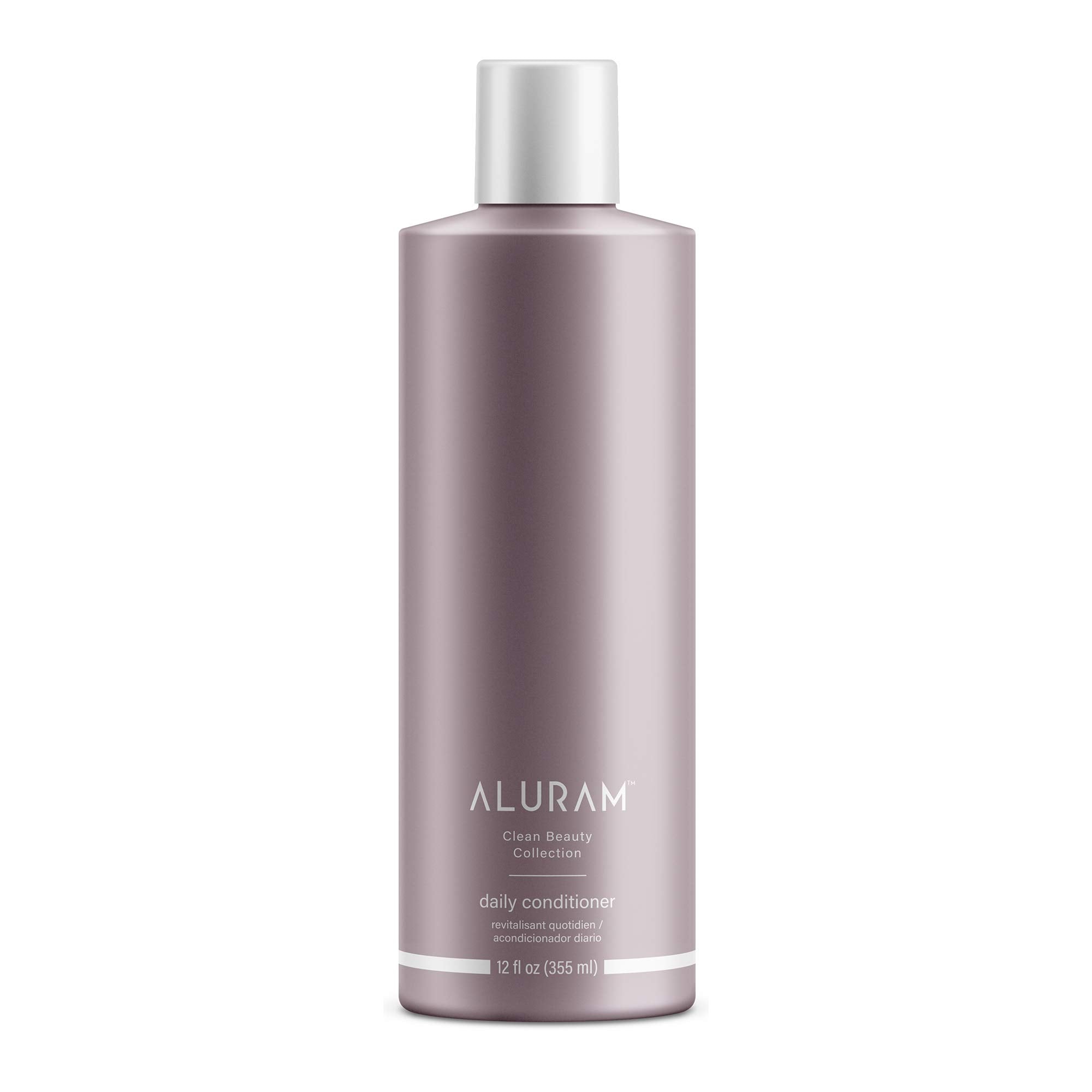 ALURAM Coconut Water Daily Conditioner bottle highlights hydration for all hair types.