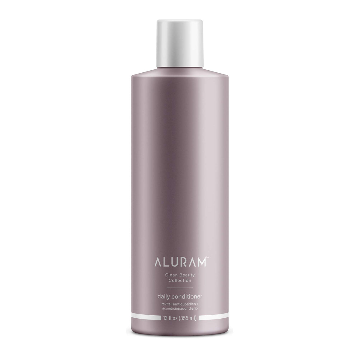 ALURAM Coconut Water Daily Conditioner bottle highlights hydration for all hair types.