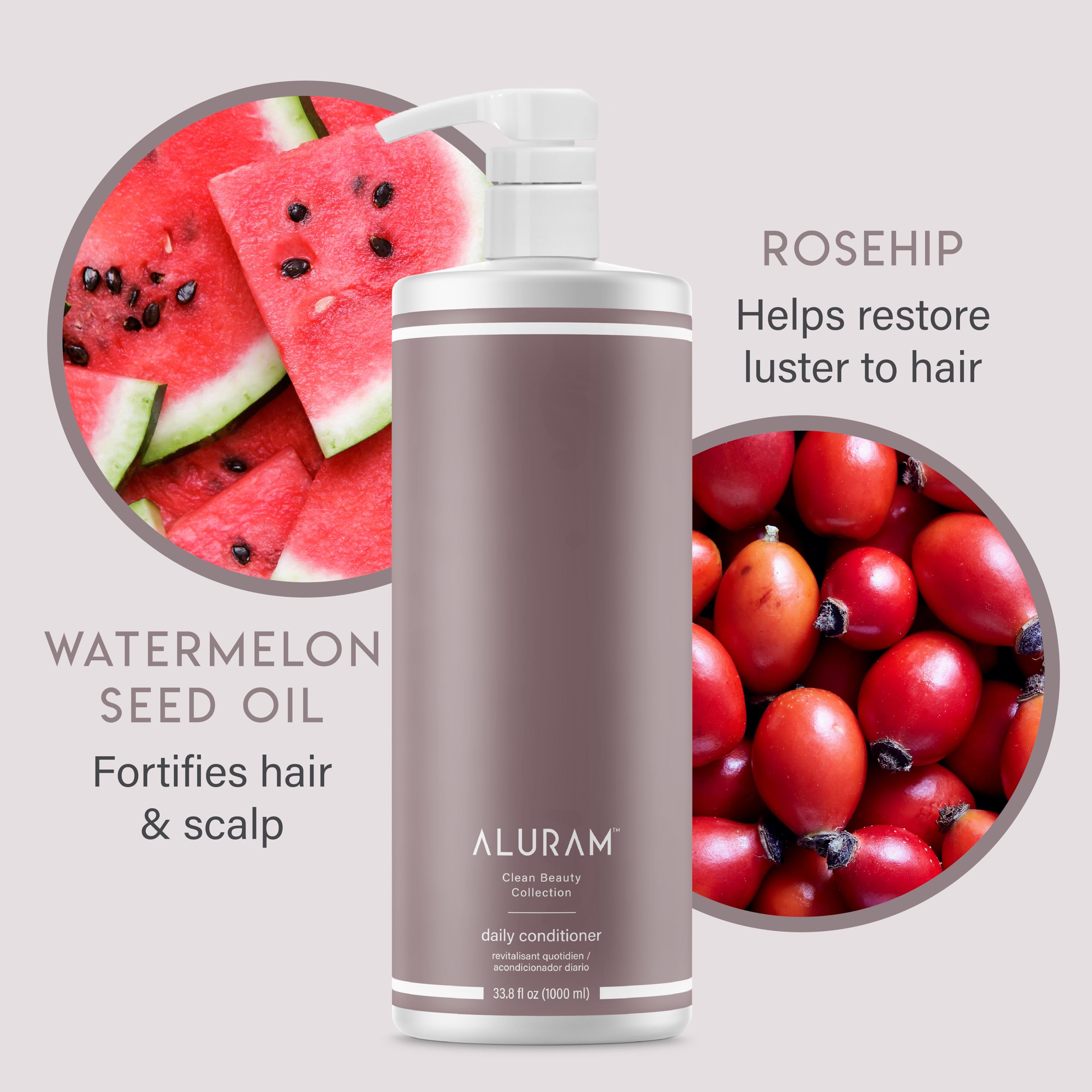 ALURAM Coconut Water Daily Conditioner on color-treated hair demonstrates color retention and improved elasticity