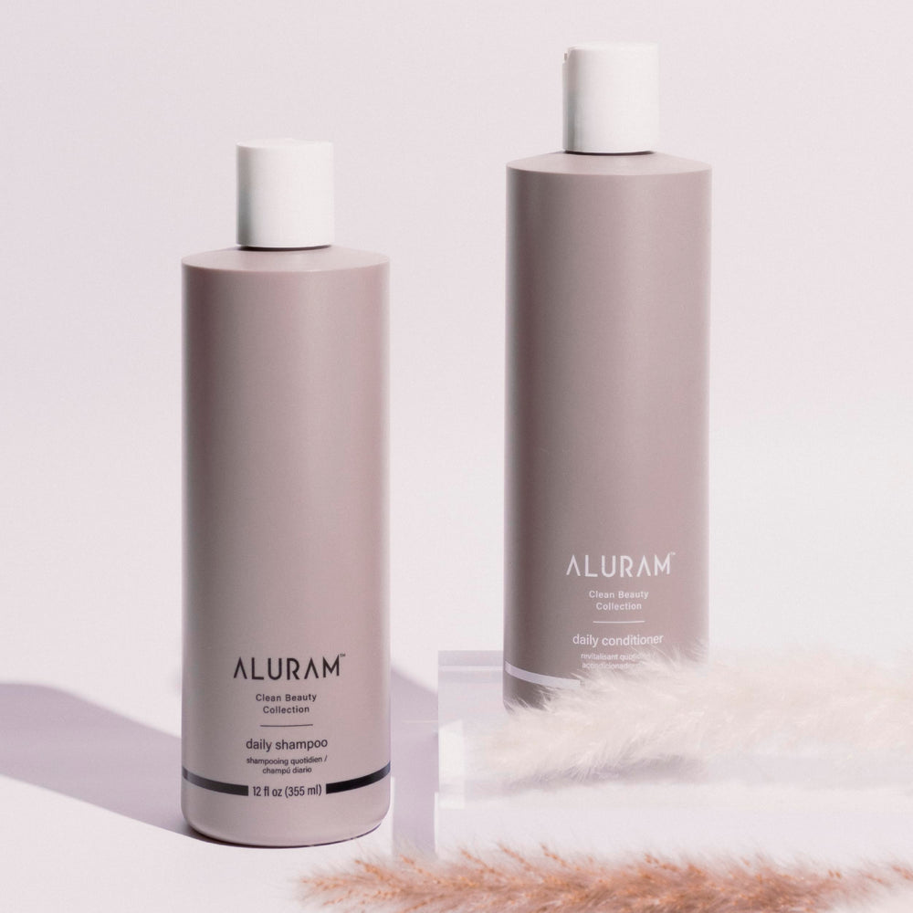 ALURAM Coconut Water Daily Conditioner packaging showcases clean silicone-free formula for everyone.