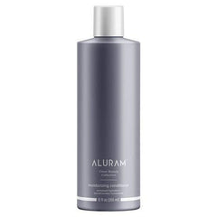 ALURAM Coconut Water Moisturizing Conditioner label highlights clean beauty and cruelty-free formula.