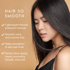 ALURAM Coconut Water Smoothing Cream close-up reveals lightweight texture for a soft, weightless finish.