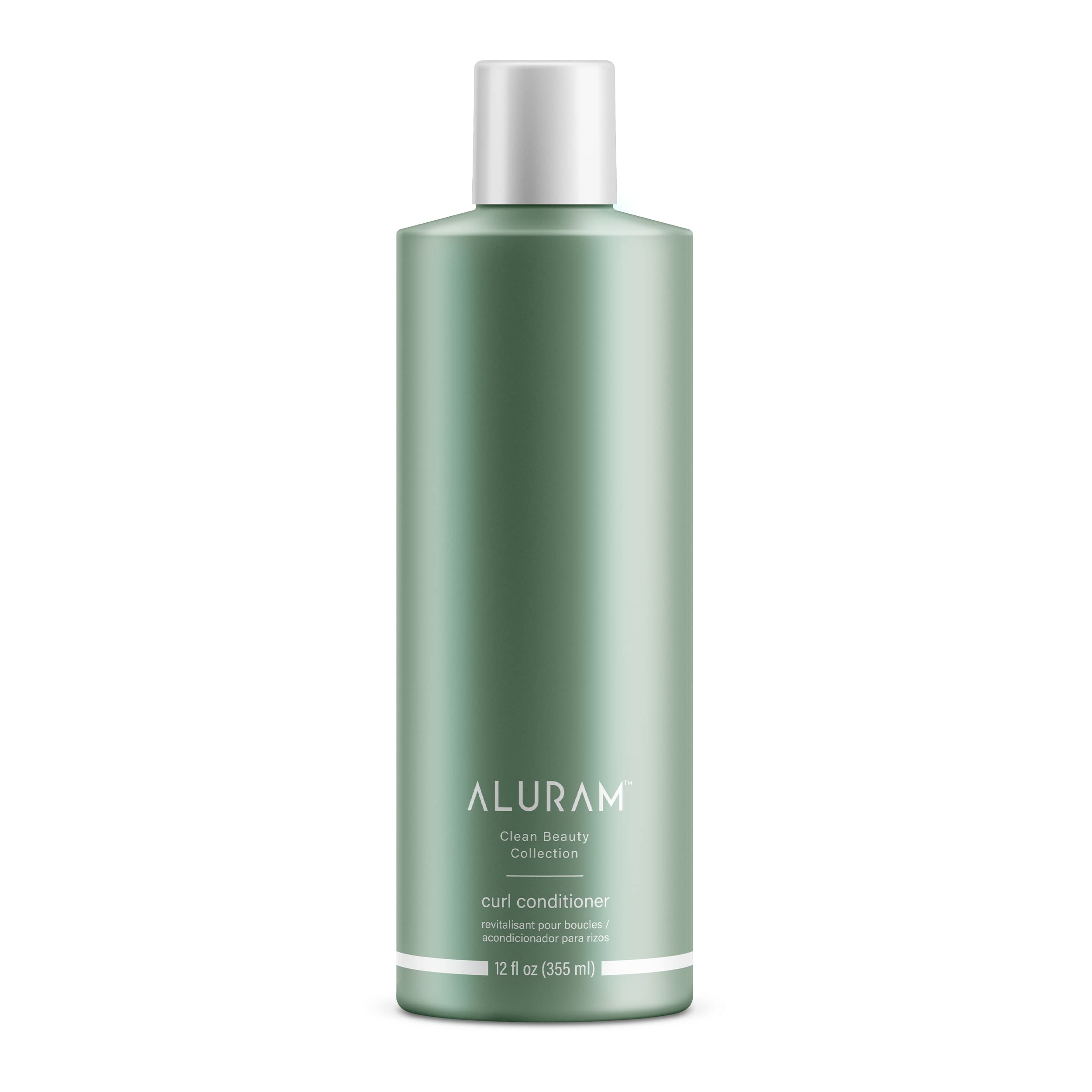 ALURAM Curl Conditioner bottle with coconut water hydration for defined curls.