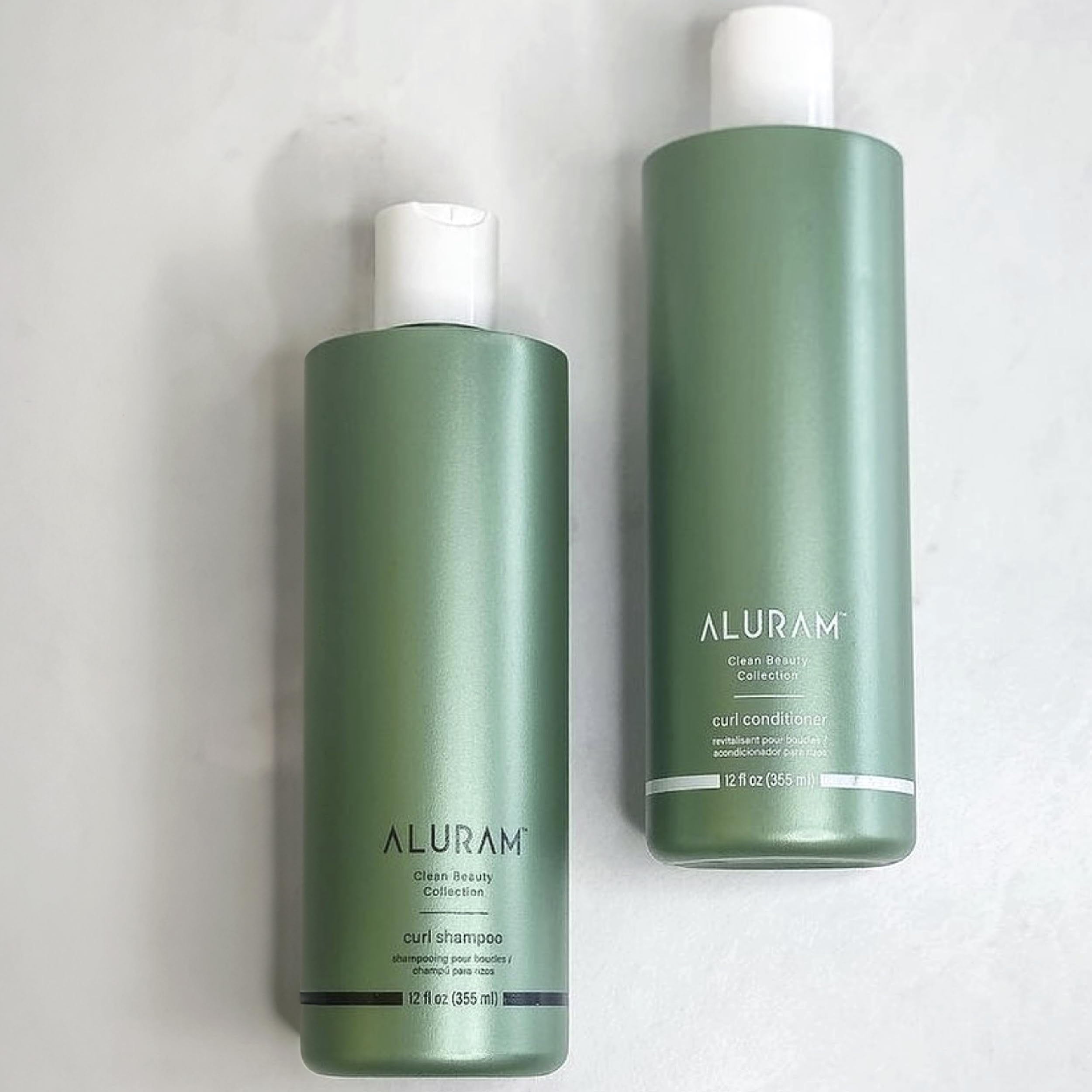 ALURAM Curl Conditioner with prickly pear and shea butter for moisture and shine.