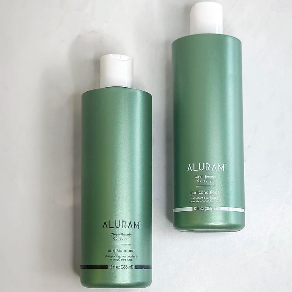 ALURAM Curl Conditioner with prickly pear and shea butter for moisture and shine.