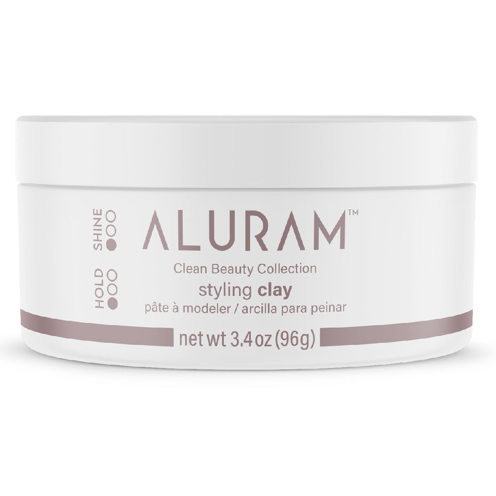 ALURAM Hair Styling Clay on beach waves delivers lasting hold and smooth texture