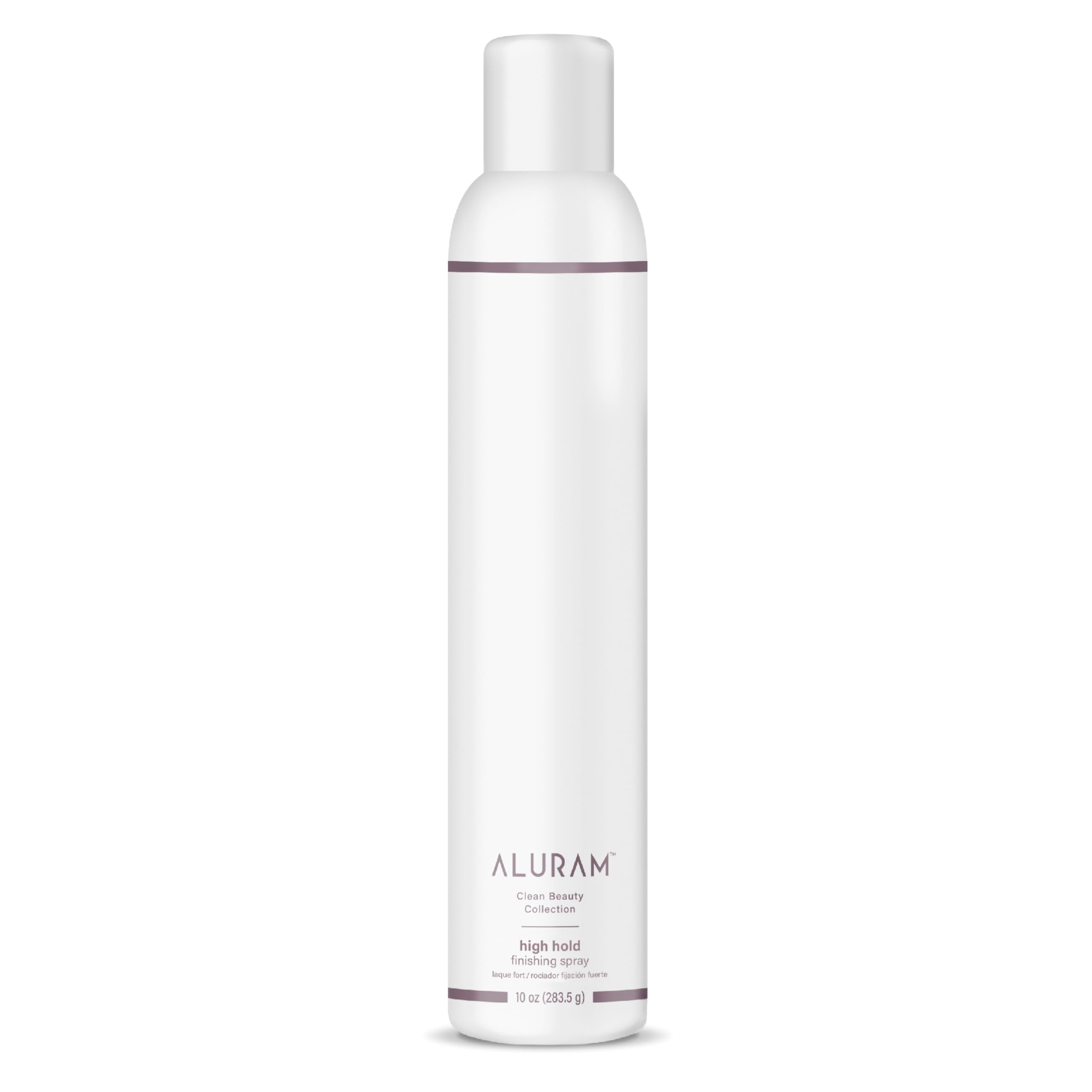ALURAM High Hold Finishing Spray bottle-front: humidity resistance for all-day styling