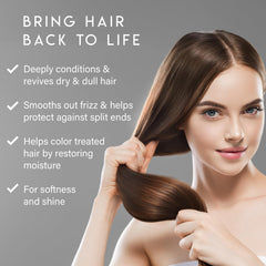 ALURAM Hydrate & Repair frizz control for smoother, more manageable hair.
