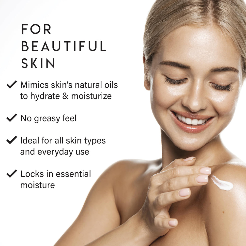 ALURAM Moisturizing Body Lotion squalane ingredient jar highlights nourishing hydration