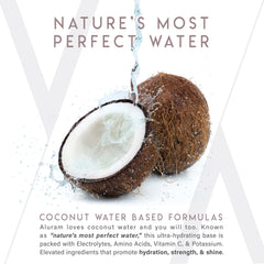 ALURAM Volumizing Shampoo rice protein and rose extract close-up on ingredients