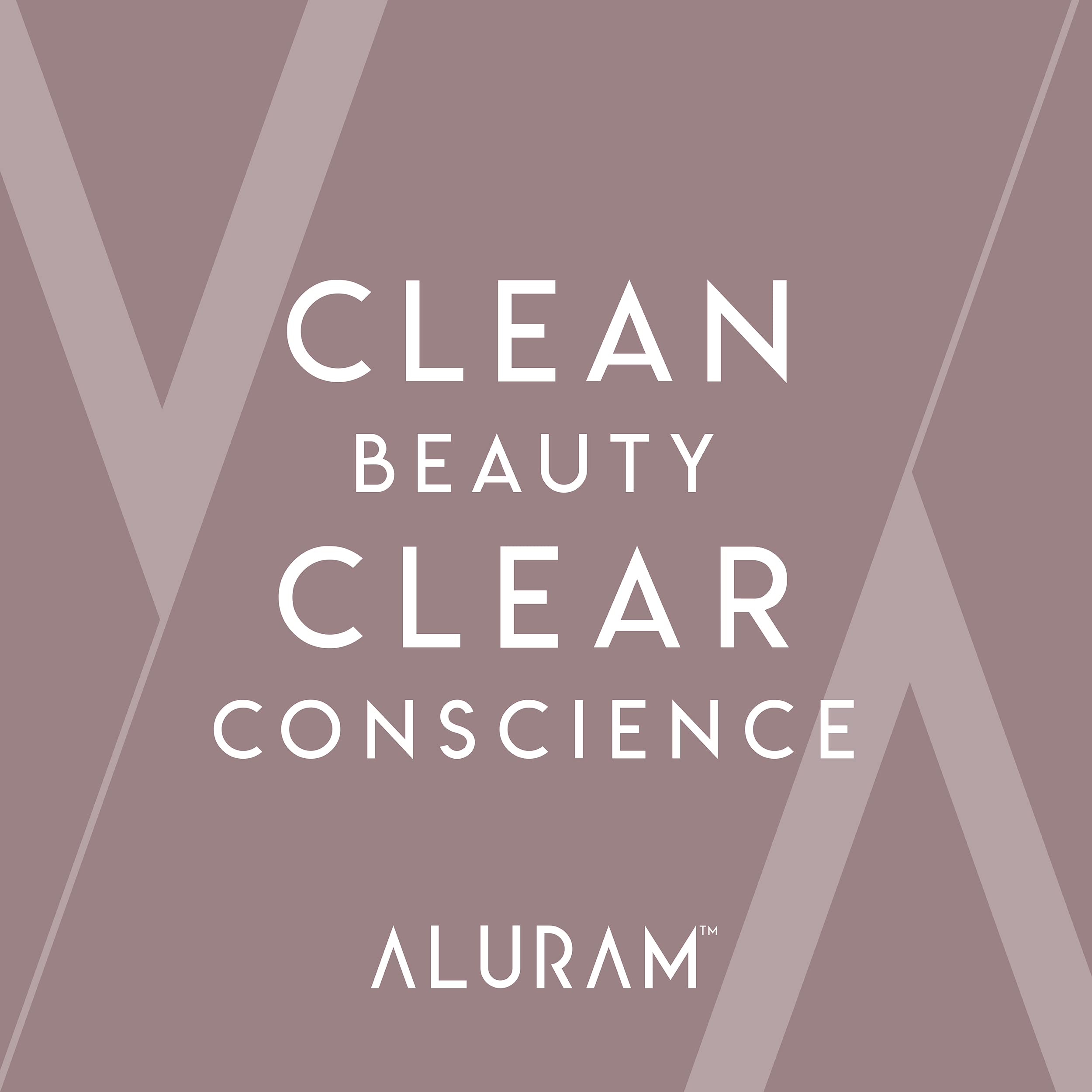 ALURAM Volumizing Shampoo vegan and sulfate-free label seen on bottle