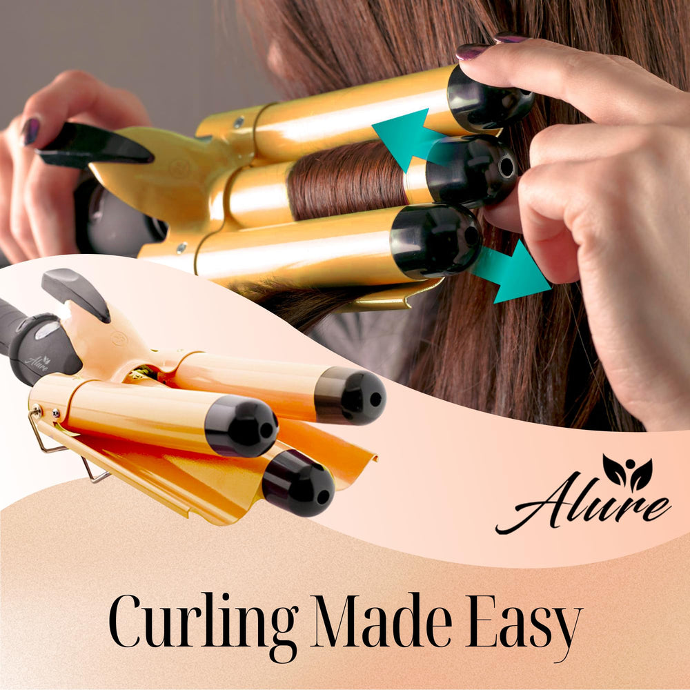 Alure 360-degree rotatable cord offers styling flexibility at any angle.