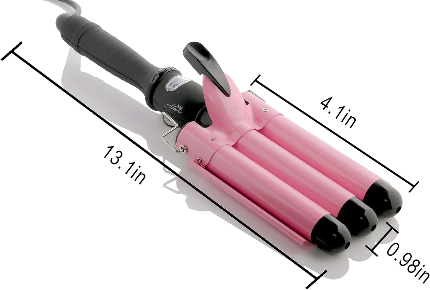 Alure 360-degree rotating cord keeps maneuvering easy during sessions.