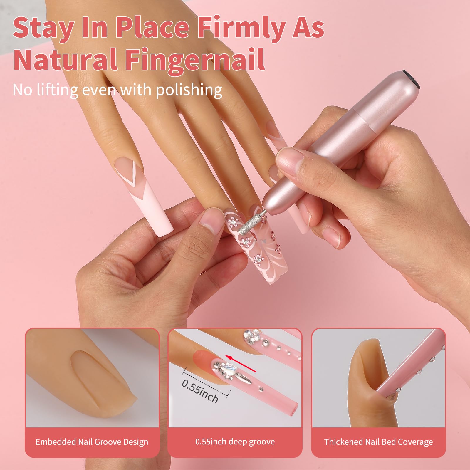 ALUROICE practice hand is fully washable and easy to maintain.
