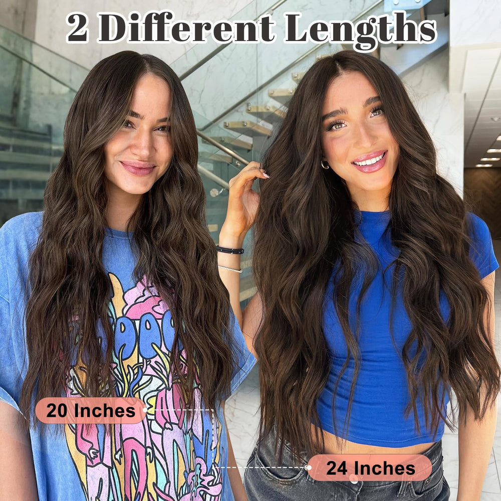 ALXNAN hair extensions curl-instructions for 300–350F styling