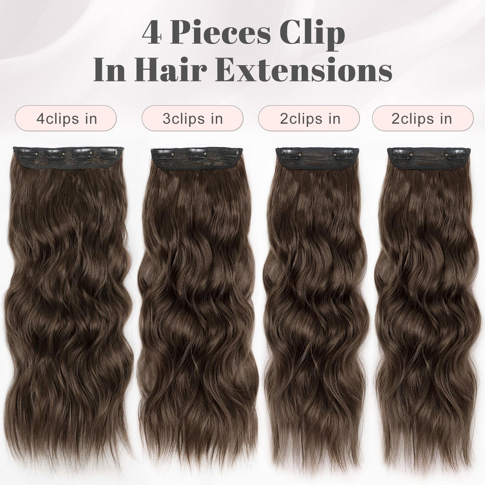 ALXNAN packaging box for clip-in extensions ready to wear