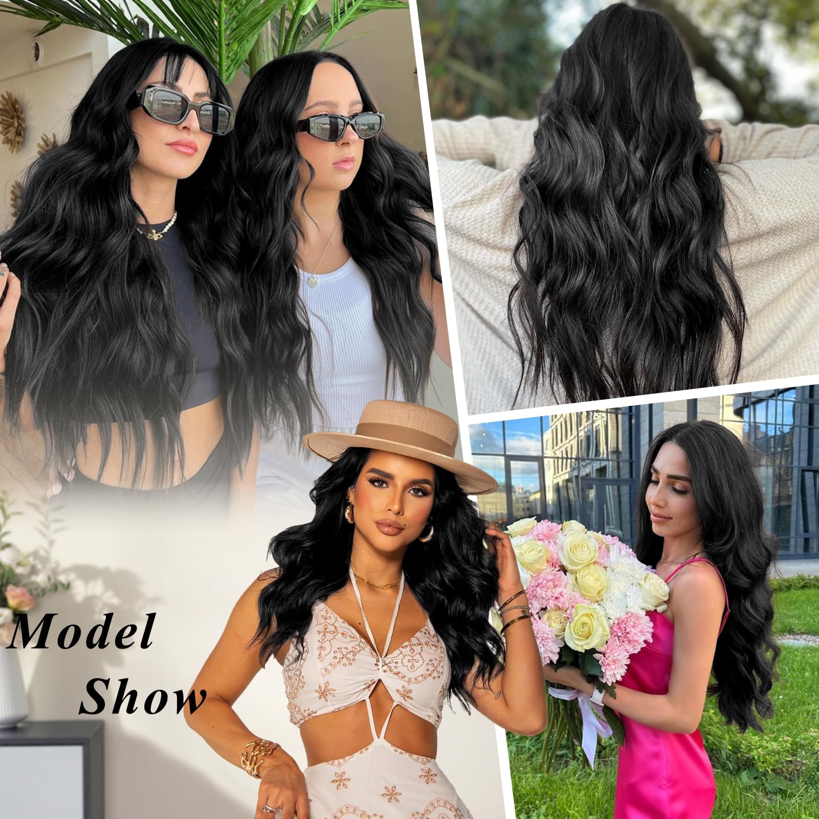 ALXNAN wedding-occasion hair extensions styled for elegant, long-lasting look