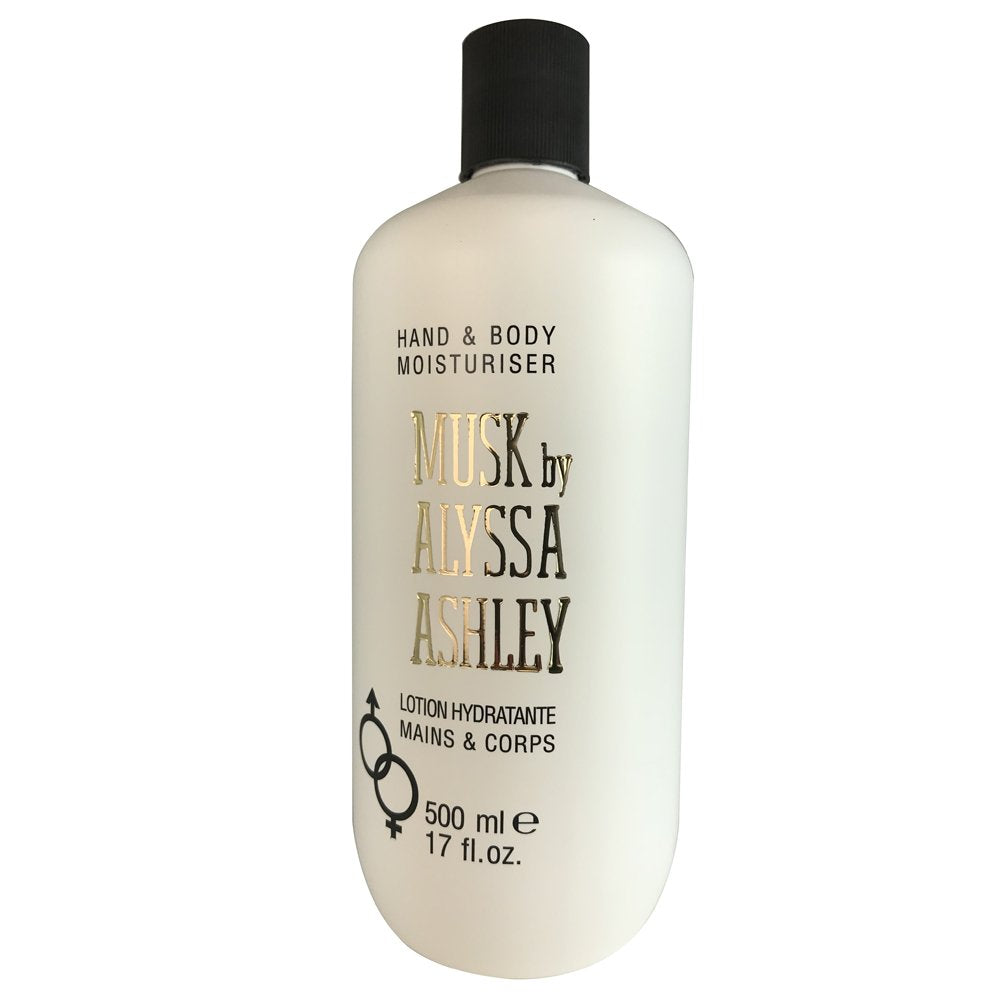 Alyssa Ashley Musk lotion application on hand for daily skincare ritual